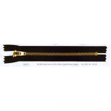 Metal Zipper #3 with Gold Color Dfz16001